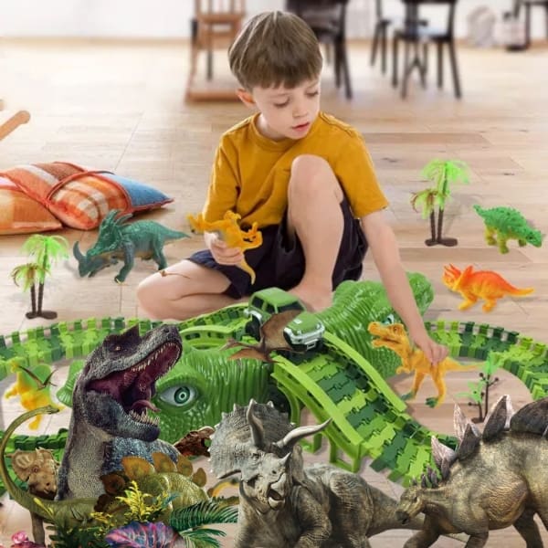 Dinoszaurusz Mágikus Versenypálya 140 Darabbal - Image 2