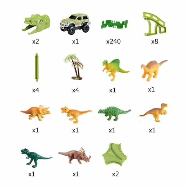 Dinoszaurusz Mágikus Versenypálya 140 Darabbal - Image 7