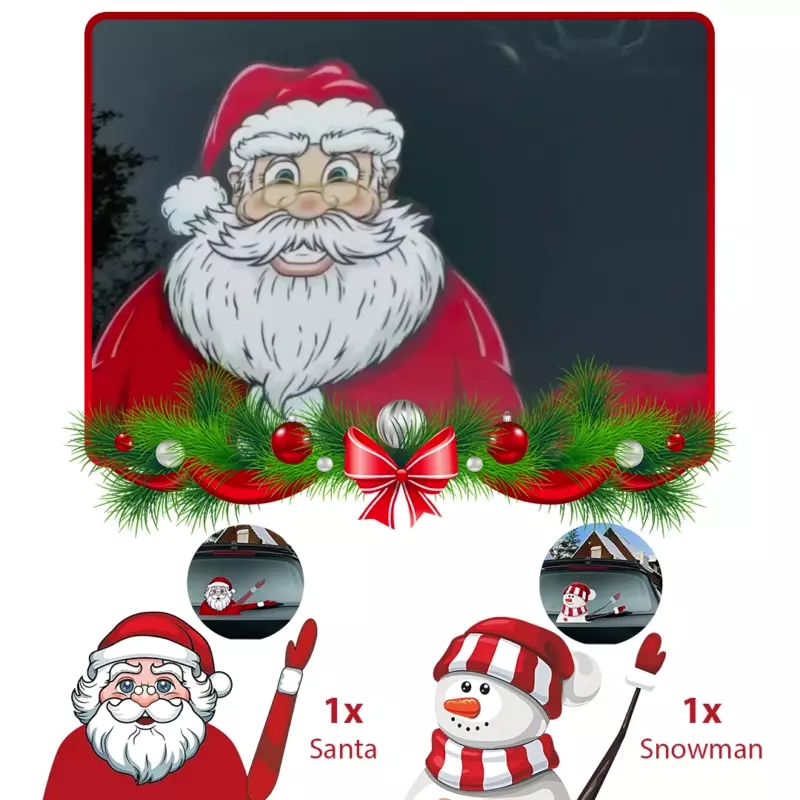 CÍMKÉK AZ AUTÓÜVEGRE SANTAWAVE™ – 2 DB.