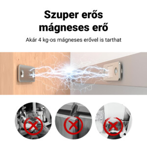 Alternative view of MAGRIP™ – Láthatatlan Mágnesek Szekrényajtókhoz (4+4 INGYEN)