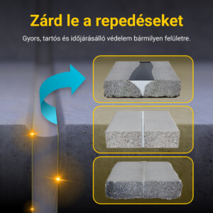 Alternative view of RHINOFIX GroutFlex – Folyékony gumi tömítőanyag repedésekhez, szivárgásokhoz és vízszigeteléshez (különböző méretekben kapható)