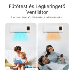 Alternative view of Enchantia – Ventilátor Fűtési és Szellőztetési Funkcióval, Szerszám Nélküli Összeszerelés