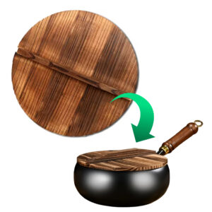 Fa fedő 26 cm-es wok serpenyőhöz