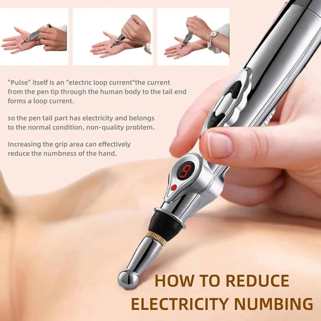 MassagePen™ – 3 az 1-ben Elektronikus Akupunktúrás Masszázstoll - Image 4