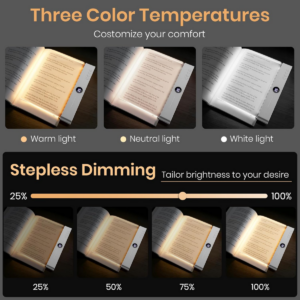 Alternative view of BookLight – LED fény olvasáshoz